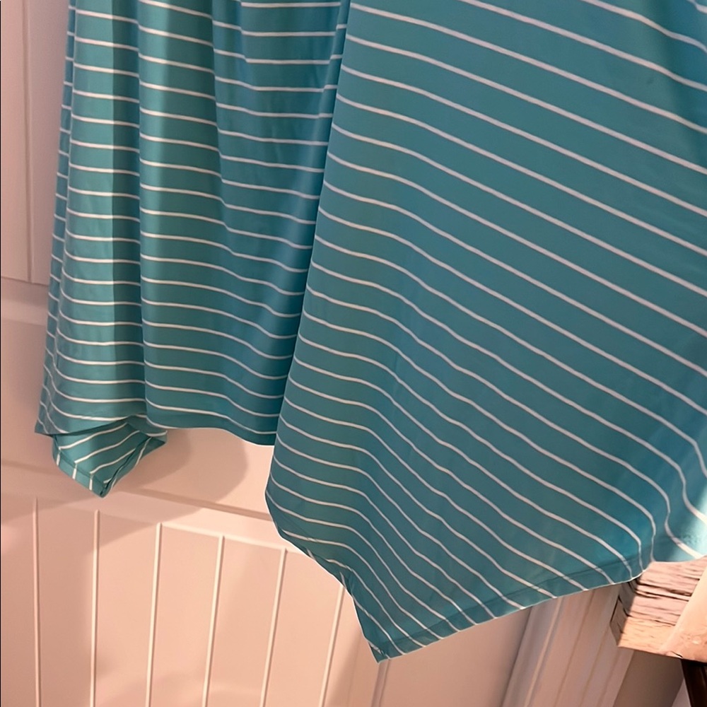 Torrid Striped Smocked Strapless Handkerchief Dress sz 2X - Picture 2 of 4
